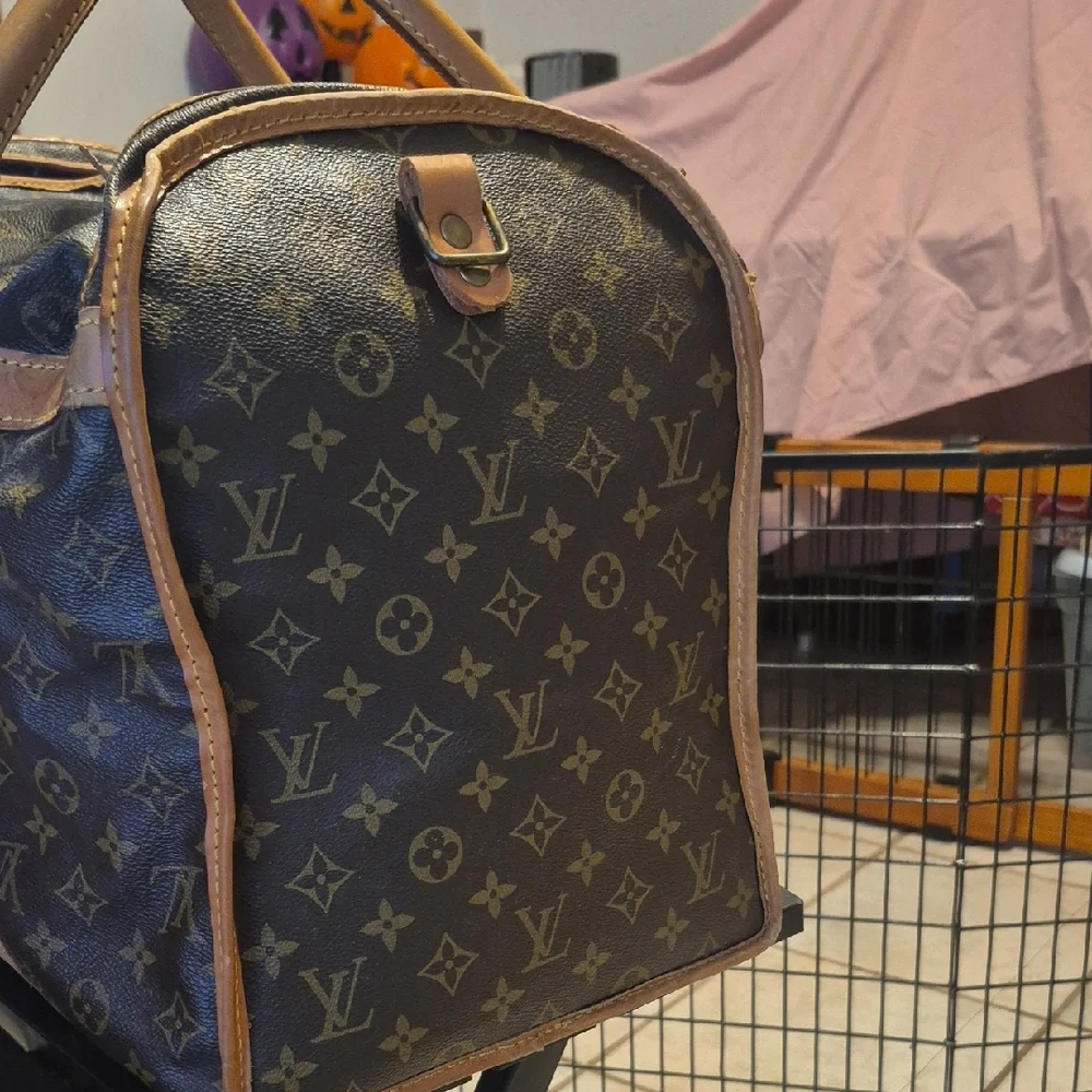 Louis Vuitton Brown Monogram Pet Carrier